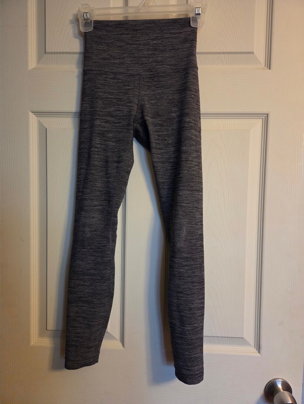Lululemon Align High Rise 25" Heathered Gray Leggings Size 2